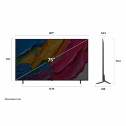 LG QNED AI 75QNED80A6A TV Serie QNED80 75'' 4K, α7 Gen8, HDR10, 20W, 3 HDMI con Game Optimizer, Smart TV WebOS 25 - Vista aggiuntiva 8
