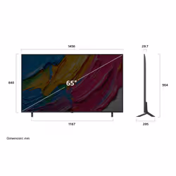 LG QNED AI 65QNED80A6A TV Serie QNED80 65'' 4K, α7 Gen8, HDR10, 20W, 3 HDMI con Game Optimizer, Smart TV WebOS 25 - Vista aggiuntiva 8