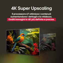 LG QNED AI 55QNED80A6A TV Serie QNED80 55'' 4K, α7 Gen8, HDR10, 20W, 3 HDMI con Game Optimizer, Smart TV WebOS 25 - Vista aggiuntiva 5