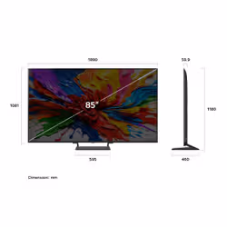 LG QNED evo AI 85QNED93A6A TV Serie QNED93 85'' 4K, α8 Gen2, Dolby Vision, 40W, 4 HDMI con VRR 144Hz, Smart TV WebOS 25 - Vista aggiuntiva 7