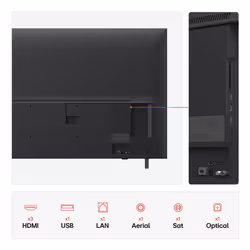 LG 50UA75006LA 127 cm (50") 4K Ultra HD Smart TV Wi-Fi Nero - Vista aggiuntiva 3