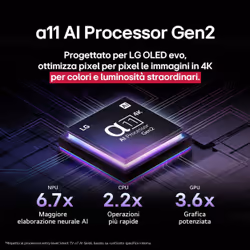 LG OLED evo AI OLED83G54LW TV Serie G5 83'' 4K, α11 Gen2, Brightness Booster Ultimate, 60W, 4 HDMI 165Hz, Smart TV 2025