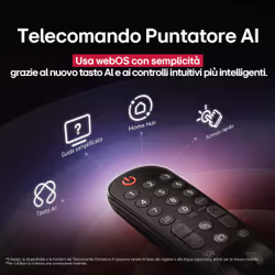 LG OLED evo AI OLED83G54LW TV Serie G5 83'' 4K, α11 Gen2, Brightness Booster Ultimate, 60W, 4 HDMI 165Hz, Smart TV 2025 - Vista aggiuntiva 6