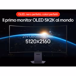 LG UltraGear OLED Monitor Gaming 45"21:9 curvo 5K2K 165Hz 1ms - Vista aggiuntiva 2