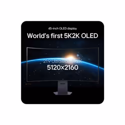 LG UltraGear Monitor PC 114,3 cm (45") 5120 x 2160 Pixel 5K Ultra HD OLED Nero - Vista aggiuntiva 3