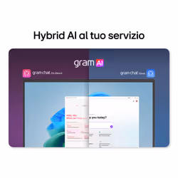 LG Gram AI Notebook 17" - Copilot+ PC - Intel Core Ultra 7 256V 16 GB 512GB - Vista aggiuntiva 8