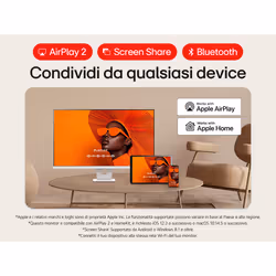 LG 32U721SA Smart Monitor 4K 32" webOS WiFi Bluetooth - Vista aggiuntiva 3