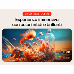 LG 32U721SA Smart Monitor 4K 32" webOS WiFi Bluetooth - Vista aggiuntiva 4