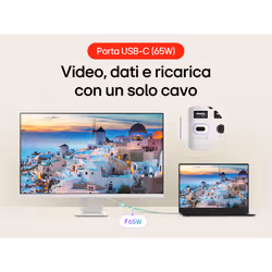 LG 32U721SA Smart Monitor 4K 32" webOS WiFi Bluetooth - Vista aggiuntiva 5