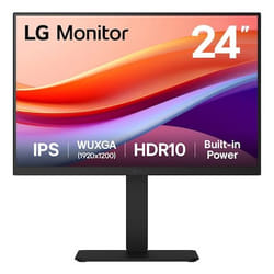 LG 24BA55W-B Monitor PC 61 cm (24") 1920 x 1200 Pixel WUXGA Nero