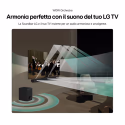 LG Soundbar S80TY, 480W su 3.1.3 canali, Dolby Atmos, Wi-Fi - Vista aggiuntiva 3