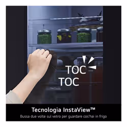 LG InstaView GMK961PY5E Frigorifero 4 porte | Classe E, 646L | Wi-Fi, Dispenser acqua senza allaccio, Door & Linear Cooling | Prime Silver - Vista aggiuntiva 4