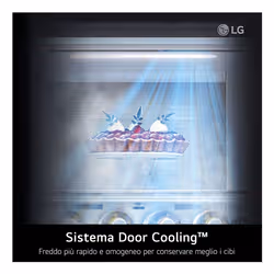 LG InstaView GMK961PY5E Frigorifero 4 porte | Classe E, 646L | Wi-Fi, Dispenser acqua senza allaccio, Door & Linear Cooling | Prime Silver - Vista aggiuntiva 8