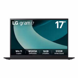 LG Gram 17Z90T, Intel Core Ultra 7, 43,2 cm (17"), 2560 x 1600 Pixel, 32 GB, 1 TB, Windows 11 Home