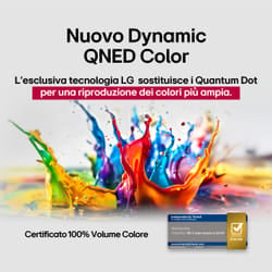 LG QNED AI 50QNED70A6A TV Serie QNED70 50'' 4K, α7 Gen8, HDR10, 20W, 3 HDMI con Game Optimizer, Smart TV WebOS 25