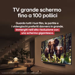 LG QNED evo AI 100QNED86A6 TV Serie QNED86 100'' 4K, α8 Gen2, Dolby Vision, 40W, 4 HDMI con VRR 144Hz, Smart TV WebOS 25