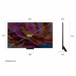 LG QNED evo AI 100QNED86A6 TV Serie QNED86 100'' 4K, α8 Gen2, Dolby Vision, 40W, 4 HDMI con VRR 144Hz, Smart TV WebOS 25 - Vista aggiuntiva 8