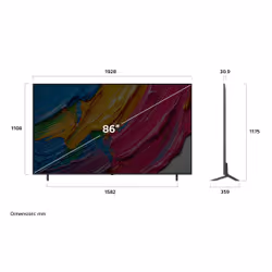 LG QNED AI 86QNED80A6A TV Serie QNED80 86'' 4K, α7 Gen8, HDR10, 20W, 3 HDMI con Game Optimizer, Smart TV WebOS 25 - Vista aggiuntiva 8