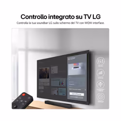 LG Soundbar S20A, 50W su 2.0 canali, Dolby Digital, DTS, AI Sound Pro, HDMI ARC, Bluetooth, USB - Vista aggiuntiva 4