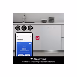 LG DB597TXSW lavastoviglie A scomparsa totale 14 coperti A - Vista aggiuntiva 8