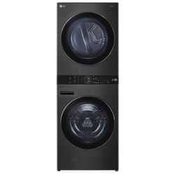 LG WT1716BBF lavasciuga Libera installazione Caricamento frontale Nero