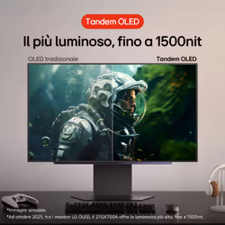 LG UltraGear OLED 27GX700A Monitor Gaming 27" QHD 280Hz Tandem OLED - Vista aggiuntiva 2