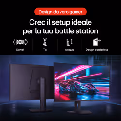 LG UltraGear Monitor Gaming 32" 16:9 curvo QHD 180Hz 1ms - Vista aggiuntiva 5
