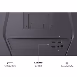 LG UltraGear Monitor Gaming 32" 16:9 curvo QHD 180Hz 1ms - Vista aggiuntiva 6