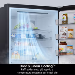 LG GBBSJ20EPY Frigorifero combinato Fit&Max 60cm, Classe E, 375L, AI Inverter, Prime Silver - Vista aggiuntiva 6