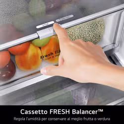 LG GBBW726AMB Frigorifero combinato Fit & Max 70cm, Classe A, 465L, AI Fresh, Wi-Fi, Metal Fresh, Door Cooling, Metal Sorbet - Vista aggiuntiva 7