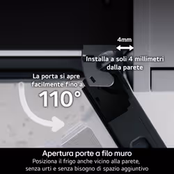 LG GBBS323CEV Frigorifero combinato Fit & Max 60cm, Classe C, 375L, AI Inverter, Black Steel - Vista aggiuntiva 4