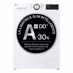LG F2NX50S8TLC lavatrice Slim Caricamento frontale 8 kg 1200 Giri/min Bianco - Vista aggiuntiva 2