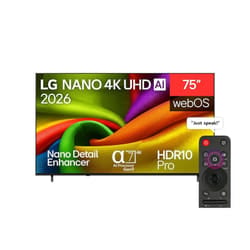 LG NANO 4K UHD AI 75NU850B6LA 190,5 cm (75") 4K Ultra HD Smart TV Wi-Fi Nero