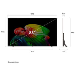 LG OLED AI 83'' Serie B6 OLED83B65LA, 4K, Nero perfetto, Dolby Vision, Processore α8 Gen3, 120Hz, G-Sync, SMART TV 2026