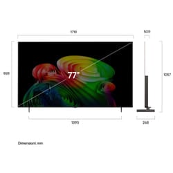 LG OLED AI 77'' Serie B6 OLED77B65LA, 4K, Nero perfetto, Dolby Vision, Processore α8 Gen3, 120Hz, G-Sync, SMART TV 2026