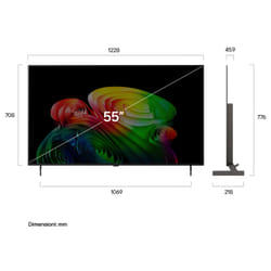 LG OLED AI 55'' Serie B6 OLED55B65LA, 4K, Nero perfetto, Dolby Vision, Processore α8 Gen3, 120Hz, G-Sync, SMART TV 2026