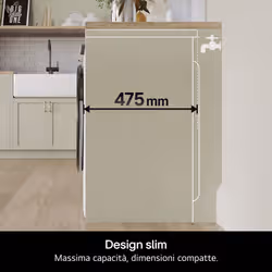 LG F2NX10S7NLB Lavatrice Slim 7 kg Classe A Bianca - Vista aggiuntiva 3