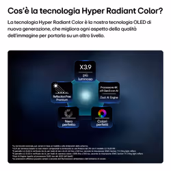 LG OLED evo AI Wallpaper TV 83'' W6 OLED77W69LA, 4K, spessore 9,9mm, True Wireless, Staffe filo muro SMART TV 2026 - Vista aggiuntiva 8