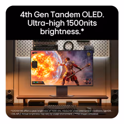 LG 32GX870B-B.AEU Monitor 32 pollici 4K UHD OLED 240 Hz 0,03 ms Nero - Vista aggiuntiva 5
