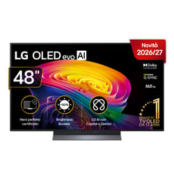 LG OLED evo AI 48'' Serie C6 OLED48C65LA, 4K, Brightness Booster, Processore α11 Gen3, VRR 165Hz,G-Sync, SMART TV 2026