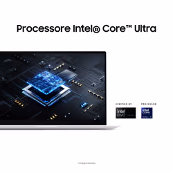 Samsung Galaxy Book2 Pro NP950XGK-KA1IT laptop Intel Core Ultra 7 155H 15.6" Full HD 16 GB 512 GB Argento - Vista aggiuntiva 4