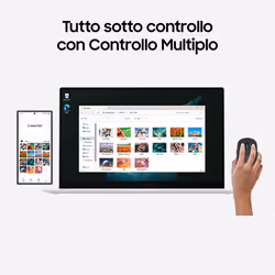 Samsung Galaxy Book2 Pro NP950XGK-KA1IT laptop Intel Core Ultra 7 155H 15.6" Full HD 16 GB 512 GB Argento - Vista aggiuntiva 5