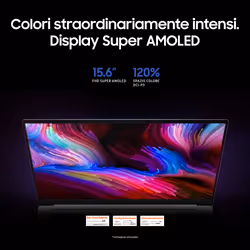 Samsung Galaxy Book2 Pro NP950XGK-KA1IT laptop Intel Core Ultra 7 155H 15.6" Full HD 16 GB 512 GB Argento - Vista aggiuntiva 7