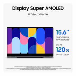 Samsung Galaxy Book5 360 Intel Core Ultra 5 226V 15.6" Touch Full HD 16 GB 512 GB SSD Win11 Home Grigio - Vista aggiuntiva 5