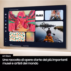 Samsung Neo QLED AI TV 75" QE75QN900FTXZT 8K Mini LED, Processore NQ8 AI Gen2, 8K AI Upscaling, Glare Free, Neo Quantum HDR 8K Pro, Dolby Atmos & OTS+, Metal Frame Design, Vision AI Smart TV, 2025 - Vista aggiuntiva 8