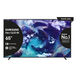Samsung Neo QLED AI TV 65" QE65QN900FTXZT 8K Mini LED, Processore NQ8 AI Gen2, 8K AI Upscaling, Glare Free, Neo Quantum HDR 8K Pro, Dolby Atmos & OTS+, Metal Frame Design, Vision AI Smart TV, 2025