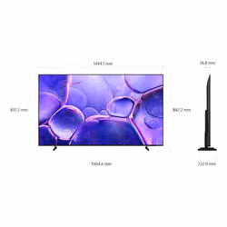 Samsung U8000F UE55U8092FU 139,7 cm (55") 4K Ultra HD Smart TV Wi-Fi Nero - Vista aggiuntiva 8