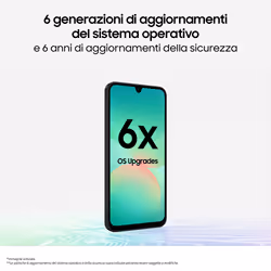 Samsung Galaxy A26 5G, con Funzioni intelligenti, Display Super AMOLED 6.7”, 6 GB RAM, 128GB, Batteria 5., memoria espandibile, Mint - Vista aggiuntiva 6