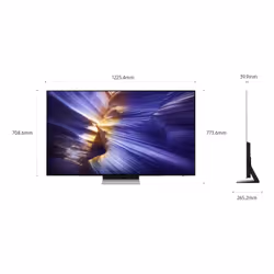 Samsung OLED AI TV 55" QE55S90FAEXZT 4K, Processore NQ4 AI Gen3, 4K AI Upscaling Pro, Schermo antiriflesso, OLED HDR, Dolby Atmos & OTS Lite, Laser Slim Design, Vision AI Smart TV, 2025 - Vista aggiuntiva 4
