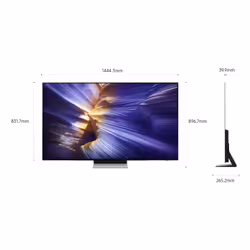 Samsung OLED AI TV 65" QE65S90FATXZT 4K, Processore NQ4 AI Gen3, 4K AI Upscaling Pro, Schermo antiriflesso, OLED HDR, Dolby Atmos & OTS Lite, Laser Slim Design, Vision AI Smart TV, 2025 - Vista aggiuntiva 4
